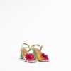 Sandals CHIE MIHARA | Pirota | Ferrari/Green/Black White Multi