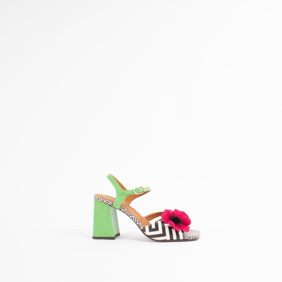 Pumps CHIE MIHARA | Pirota | Ferrari/Green/Black White Multi