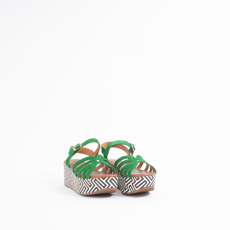 Sandals CHIE MIHARA | Donita | Green/Black White Multi