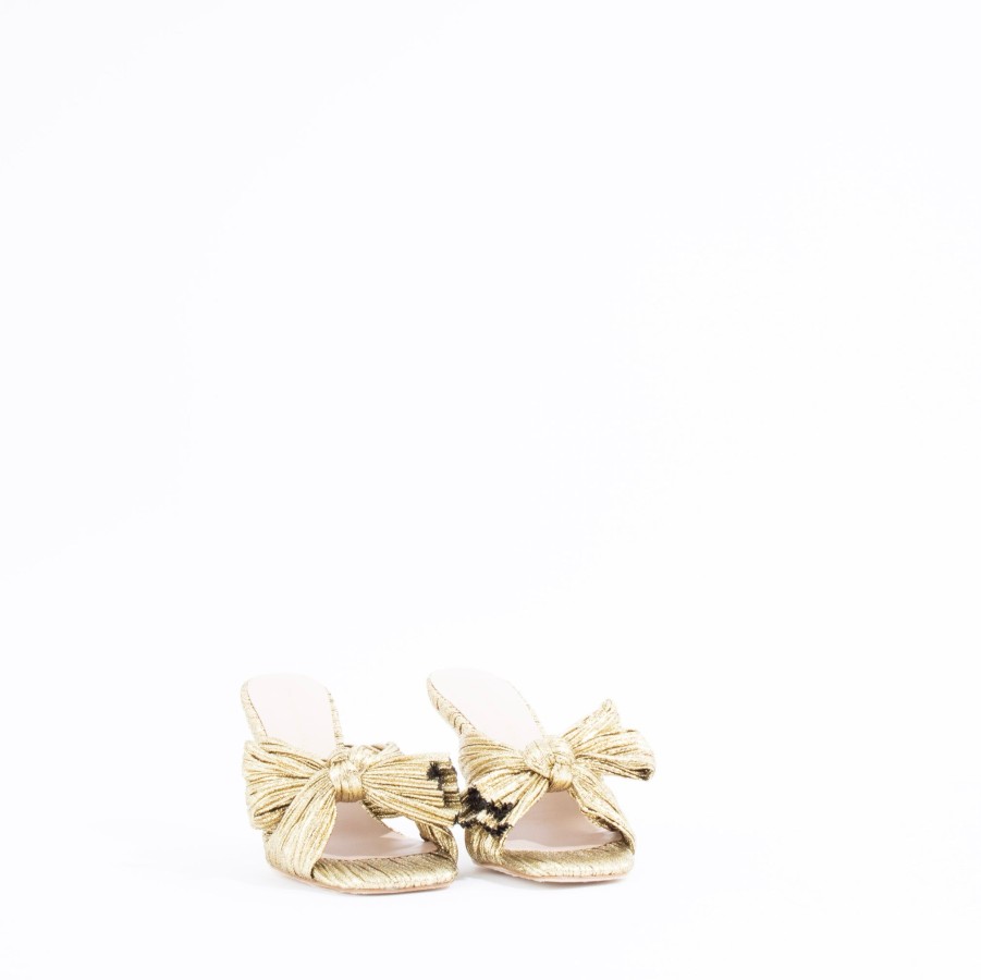 Mules & Slides LOEFFLER RANDALL | Claudia | Platinum Oro