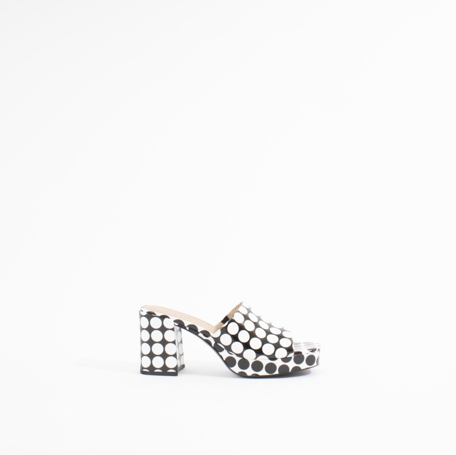 Heels VANELI | Moyra | Black/White Big Dots