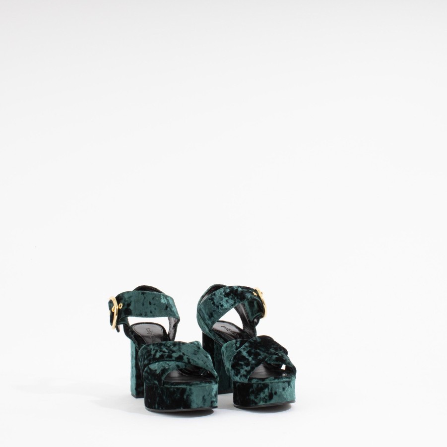 Heels SEE BY CHLOE | Orla | Jumble Velvet/Dark Green