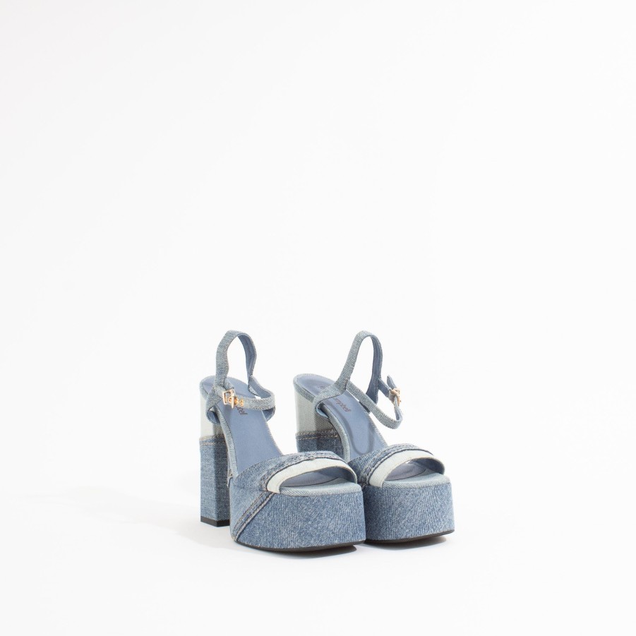 Sandals JEFFREY CAMPBELL | Girlfriend | Blue Denim