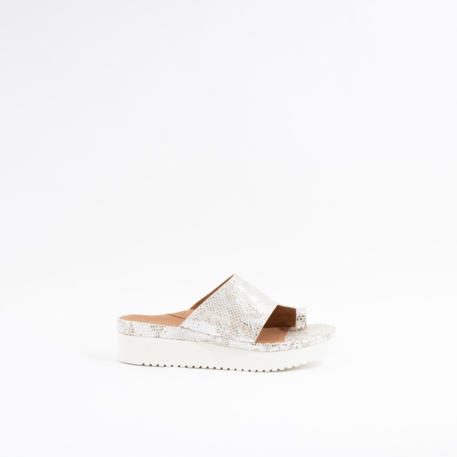 Wedges & Platforms L'AMOUR DES PIEDS | Ahlina | Silver/Gold Snake