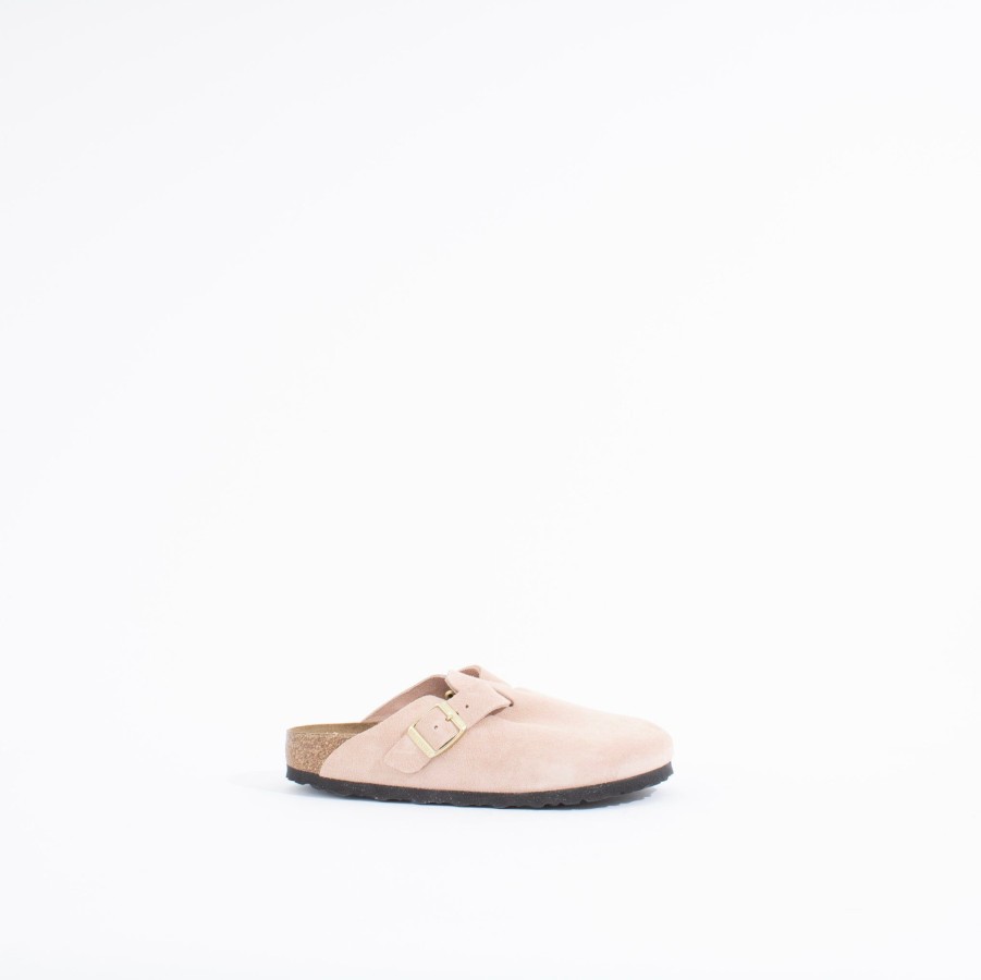 Mules & Slides BIRKENSTOCK | Boston | Light Rose Suede