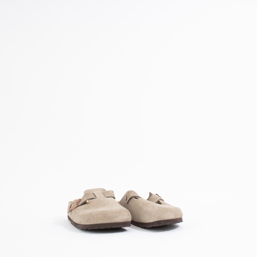 Mules & Slides BIRKENSTOCK | Boston | Taupe Suede