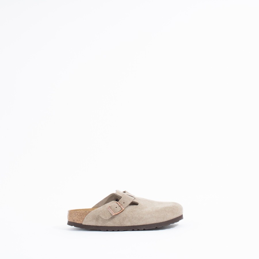 Mules & Slides BIRKENSTOCK | Boston | Taupe Suede