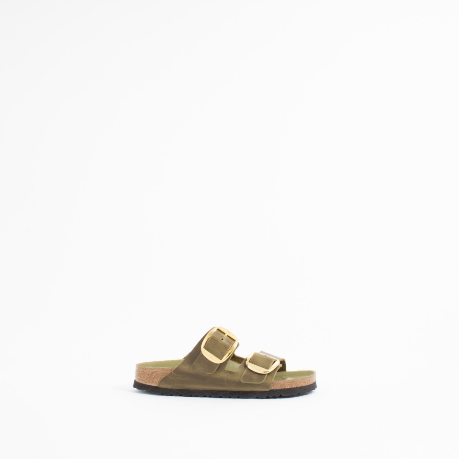 Mules & Slides BIRKENSTOCK | Arizona Big Buckle | Olive Oil Leather