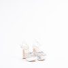 Heels LOEFFLER RANDALL | Rivka Knot Platform | Silver Metallic