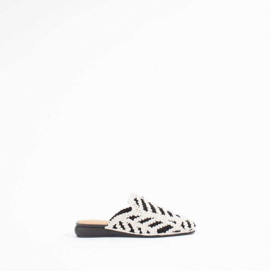 Flats CECELIA | Nelly | Blk/Wht