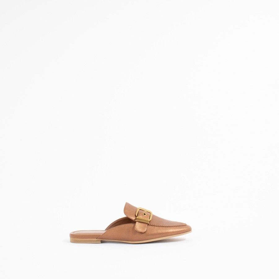 Mules & Slides DOLCE VITA | Santel | Copper Metallic Suede