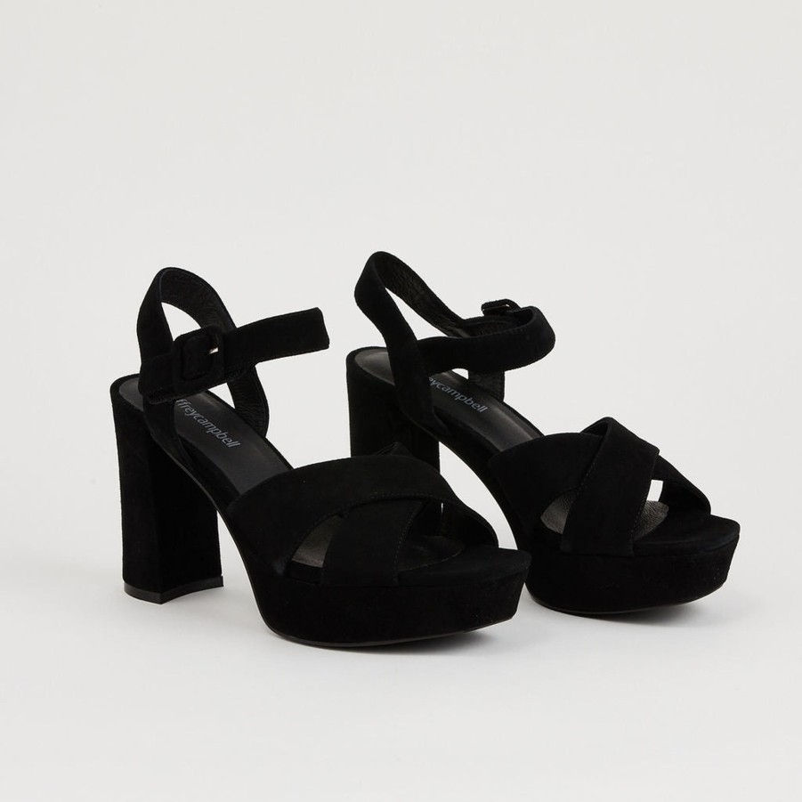 Heels JEFFREY CAMPBELL | Amma | Black Suede