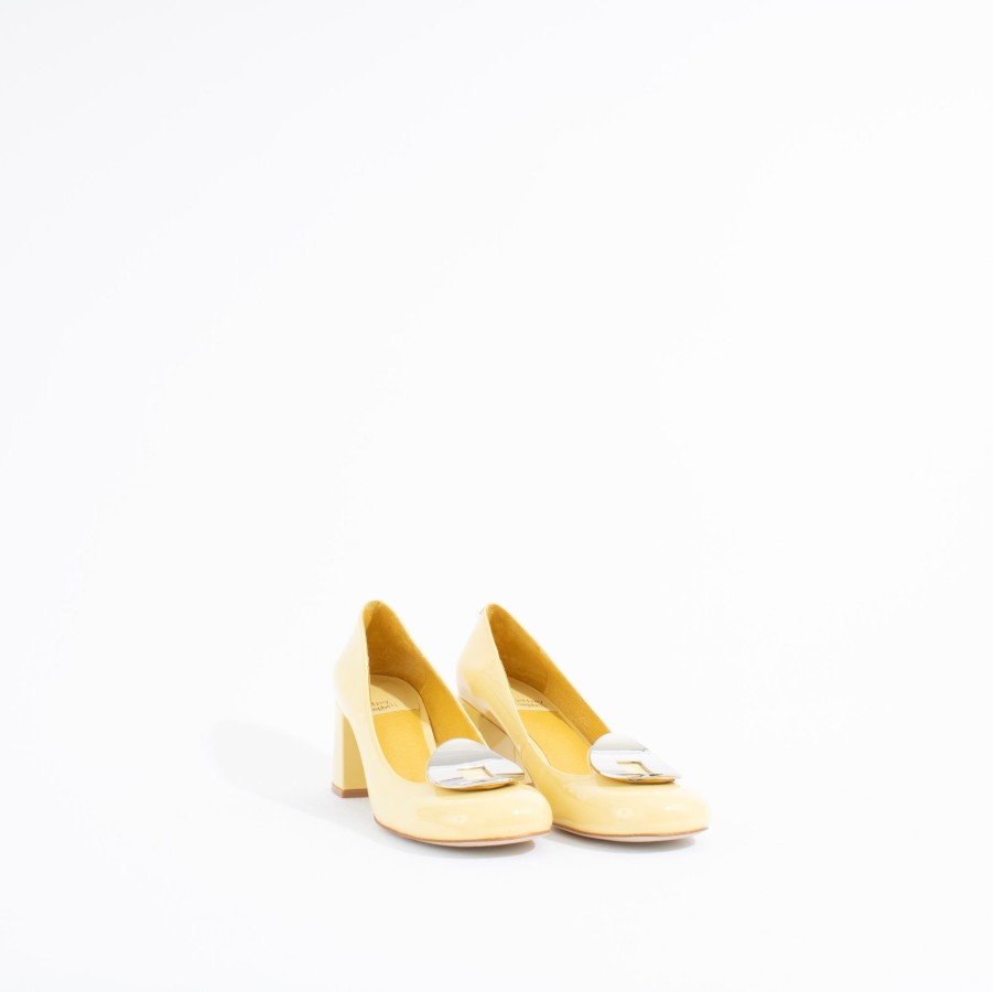 Heels JEFFREY CAMPBELL | Harmonic | Yellow Pat/Silver