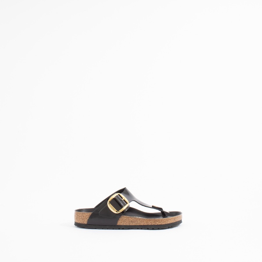 Sandals BIRKENSTOCK | Gizeh Big Buckle | High Shine Black