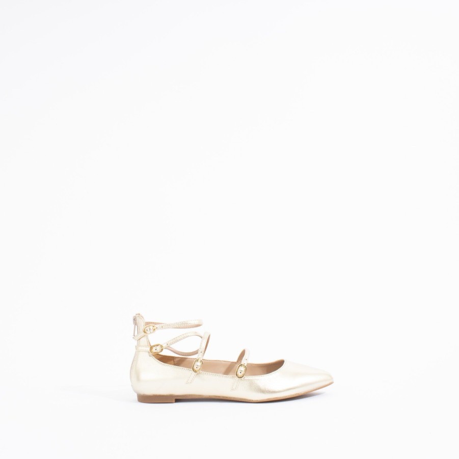 Flats SILENT D | Gilda | Gold