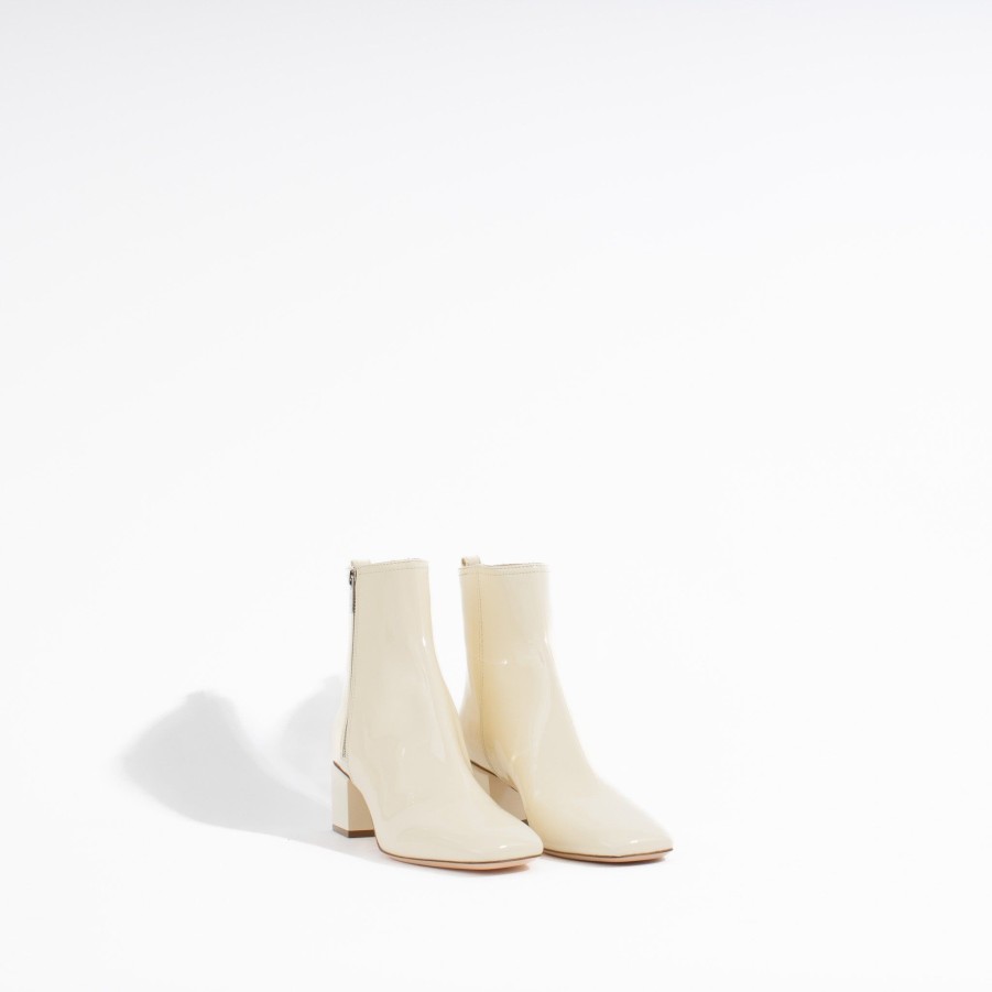 Boots & Booties AGL | Angie Bootie | Ivory Patent