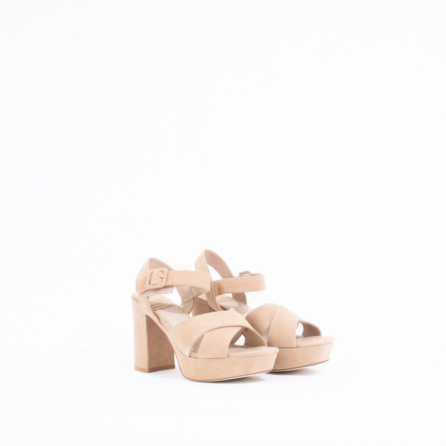 Sandals JEFFREY CAMPBELL | Amma | Nude Suede