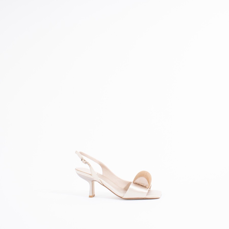 Sandals JEFFREY CAMPBELL | Duffy | Champagne Satin