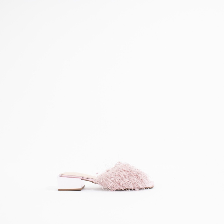 Mules & Slides CECELIA | Olivia Fringe | Pink