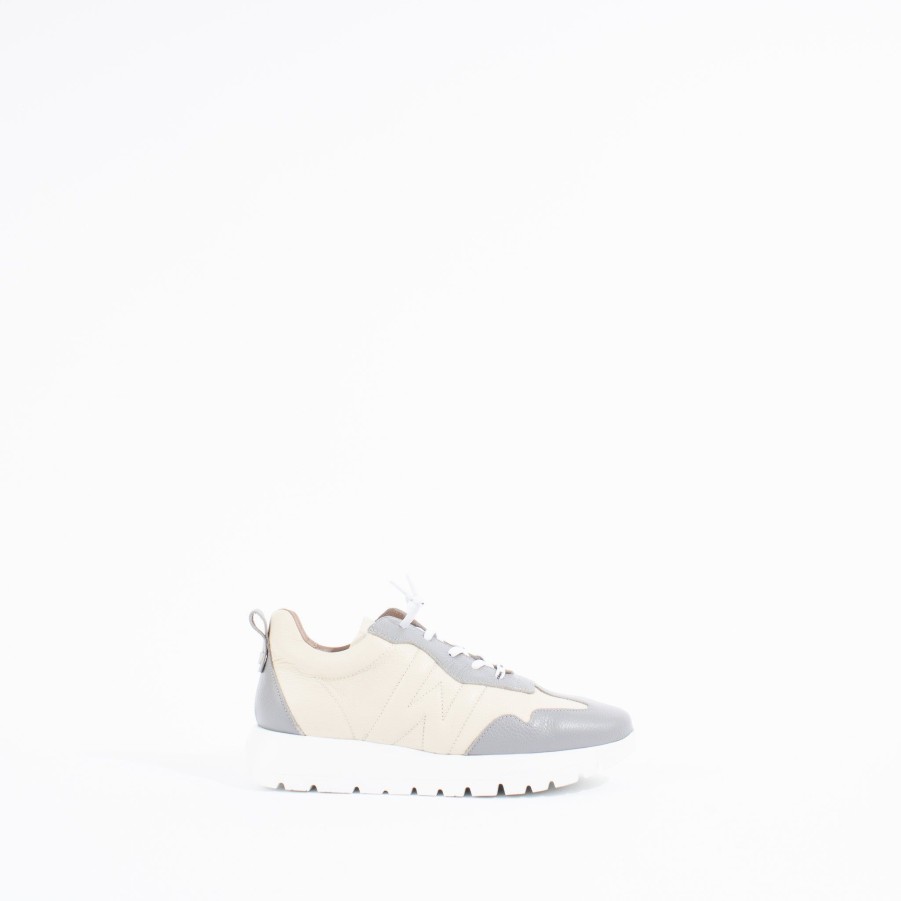 Sneakers WONDERS | A2450 | Wild Gris/Wild Cream