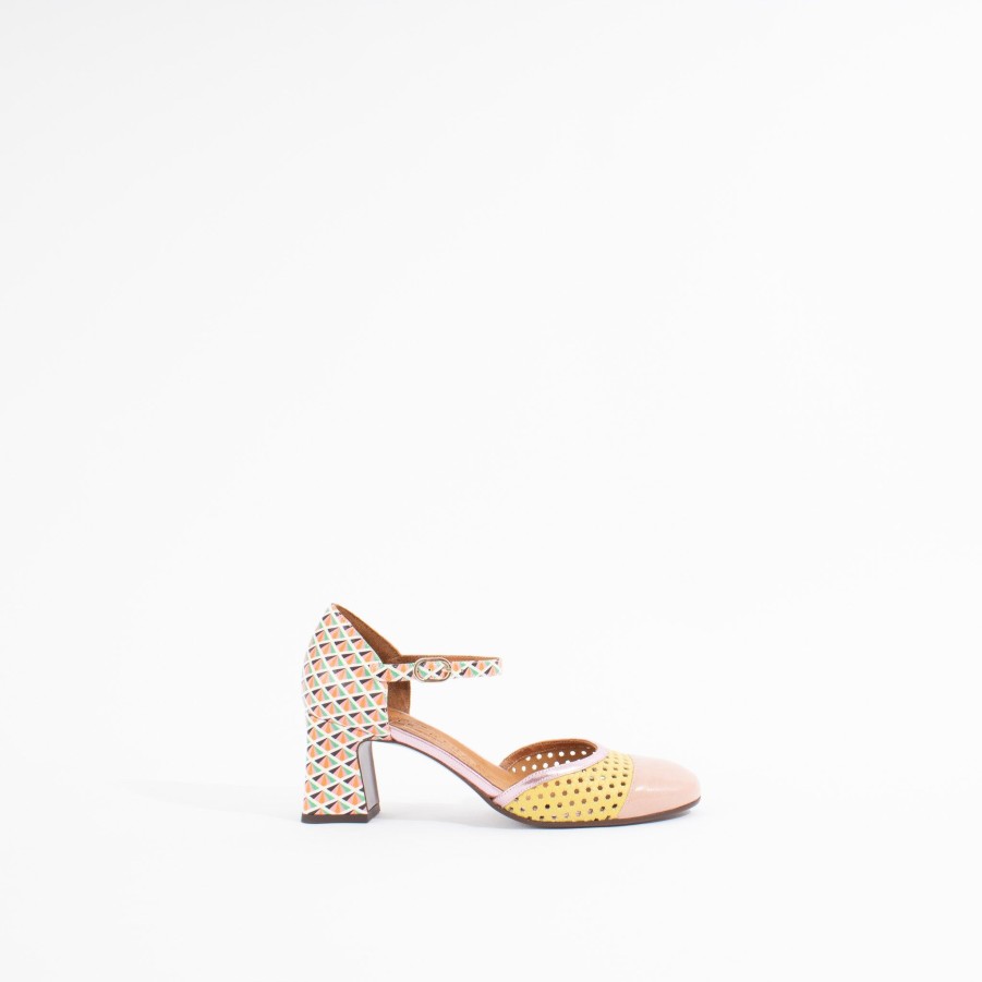 Heels CHIE MIHARA | Fiza | Lemon/Chill Pink Multi