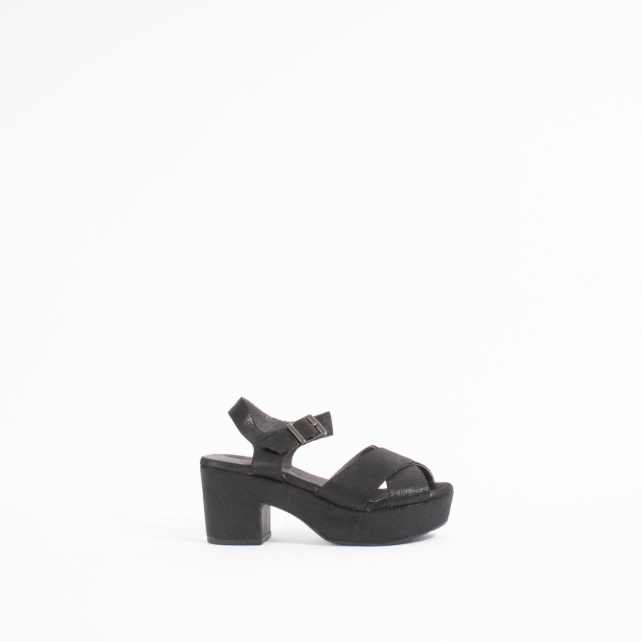 Sandals CHOCOLAT BLU | Ginny | Black Suede