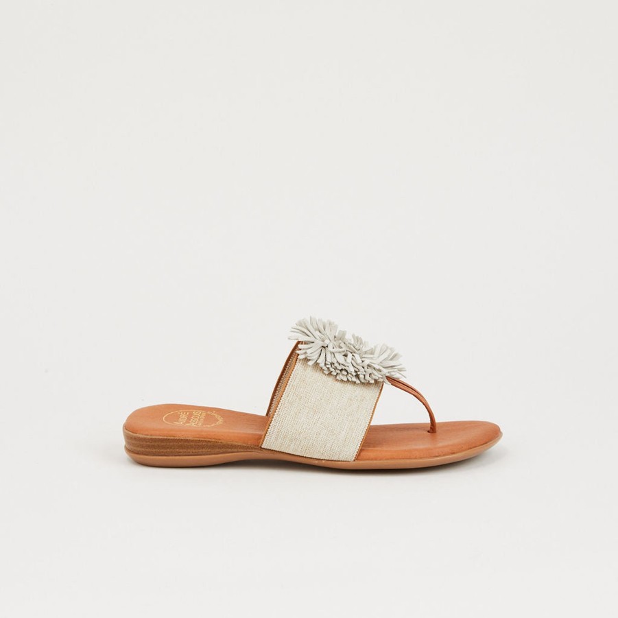 Sandals ANDRE ASSOUS | Novalee | Beige Linen