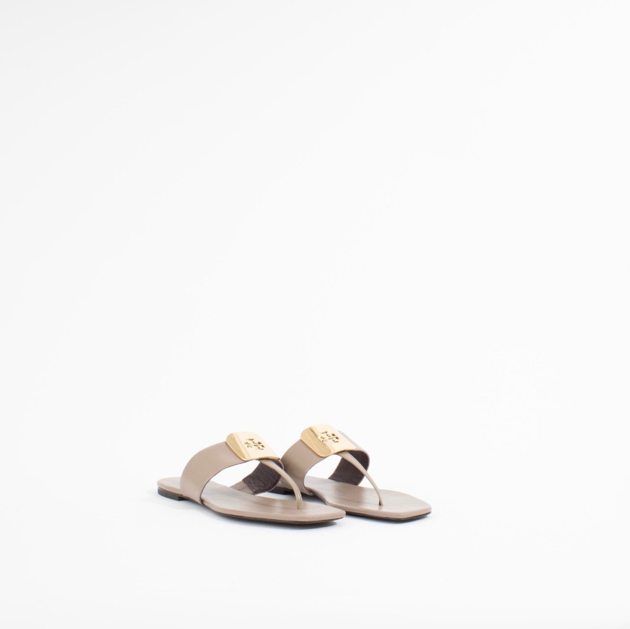 Flats TORY BURCH | Georgia Sandal | Dark Elk