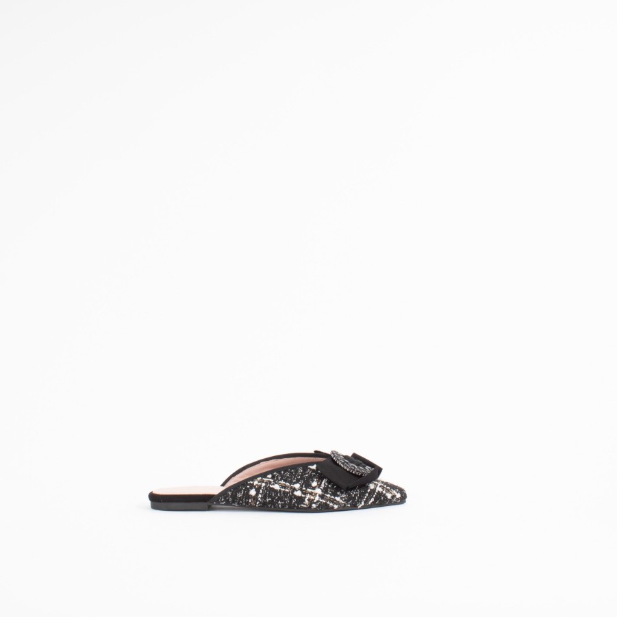 Mules & Slides PRETTY BALLERINAS | Ella Slide | Black