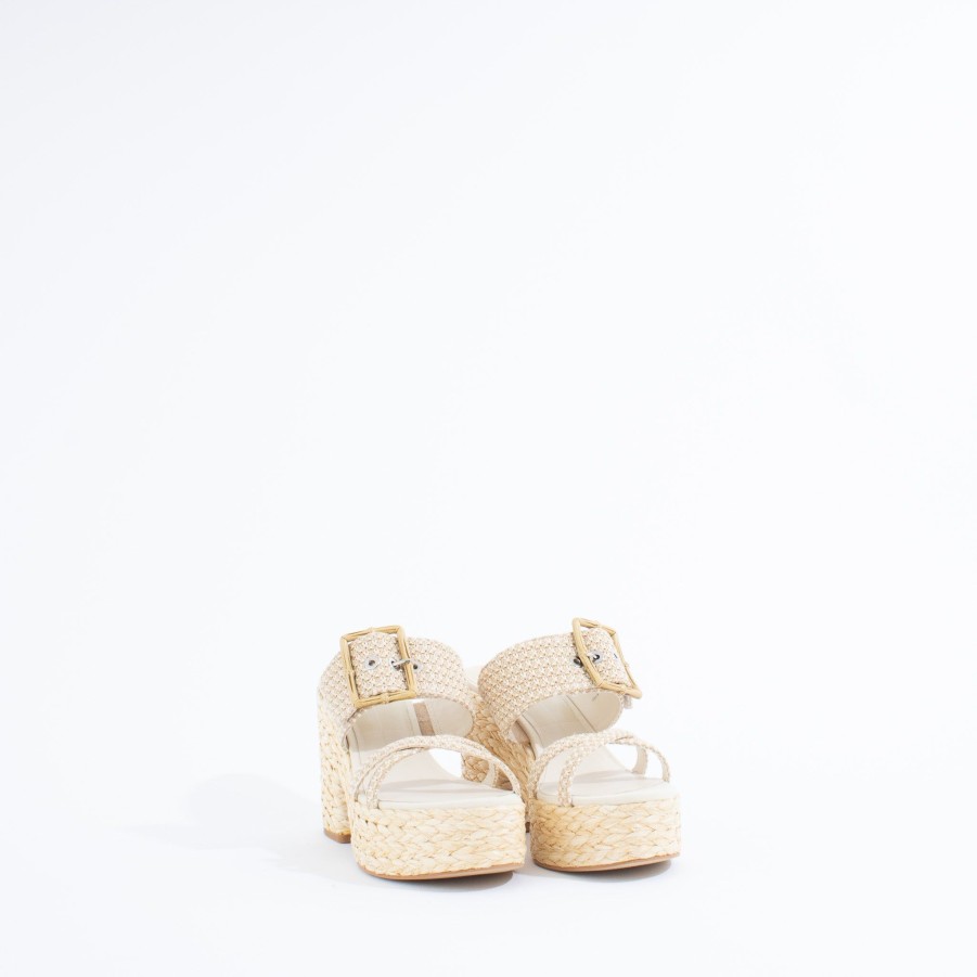 Wedges & Platforms DOLCE VITA | Edwina | White/Natural Raffia