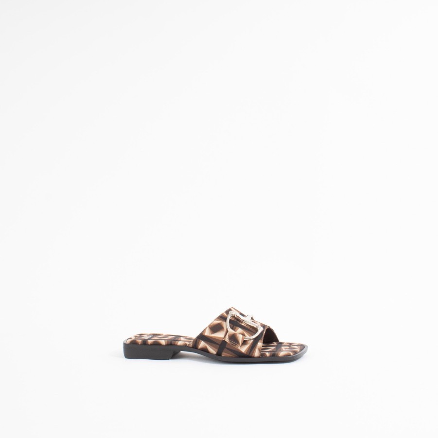 Flats JEFFREY CAMPBELL | Velasca | Brown Squares