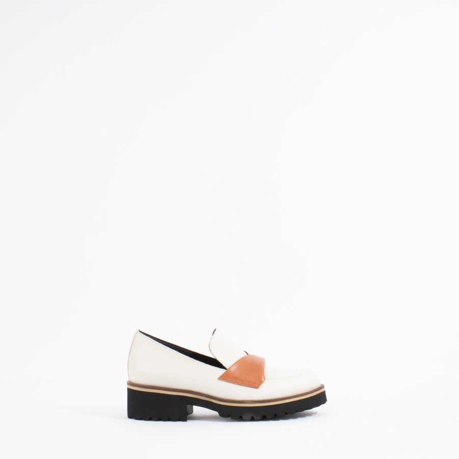 Wedges & Platforms ALL BLACK | Flatsash Lugg | White/Orange