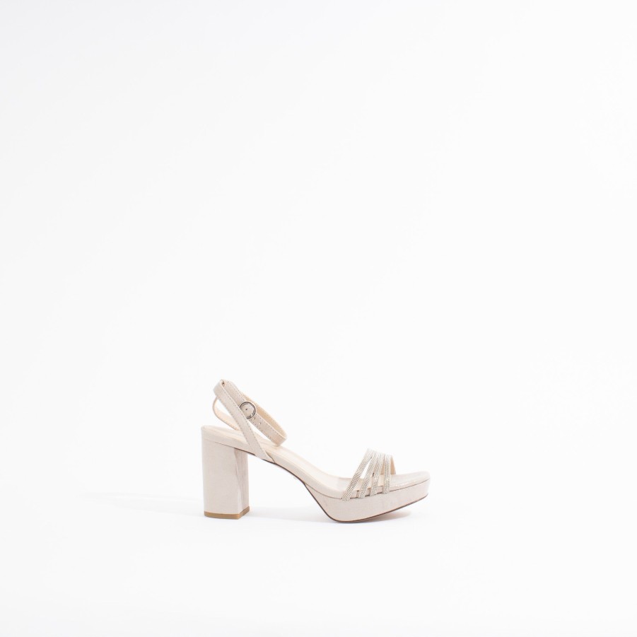 Heels PELLE MODA | Aliana | Dark Taupe Shimmer