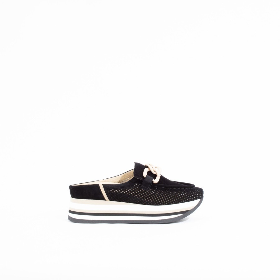 Loafers SOFTWAVES | 7.78.58 | Black/Camel