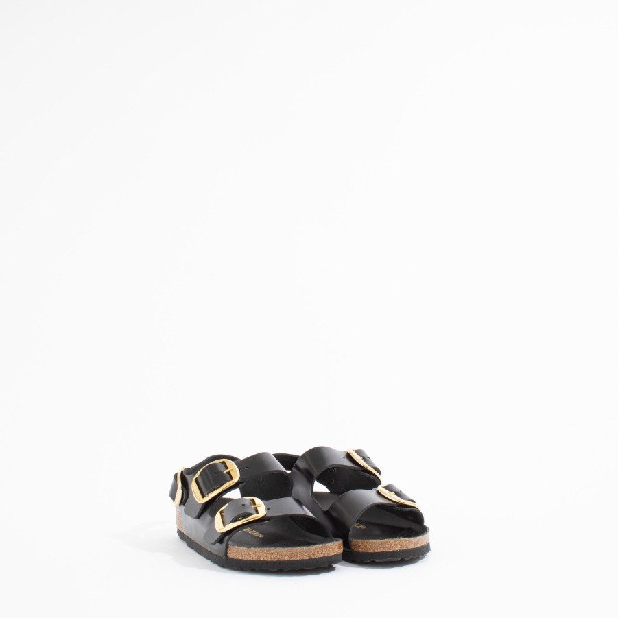 Flats BIRKENSTOCK | Milano Big Buckle | High Shine Black