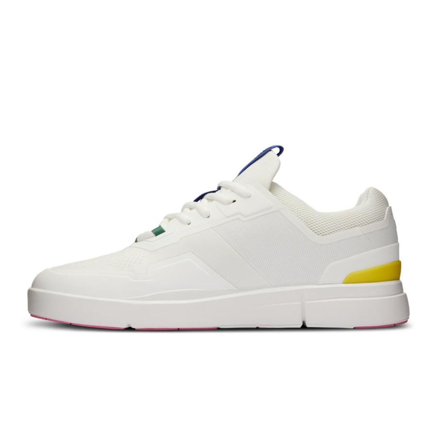 Men'S ON | The Roger Spin Men | Undyed White/Yellow