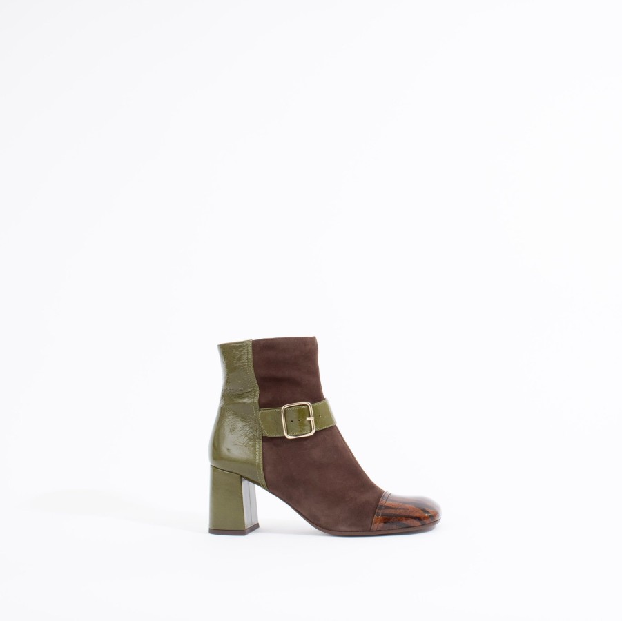 Boots & Booties CHIE MIHARA | Perico | Green/Tiger