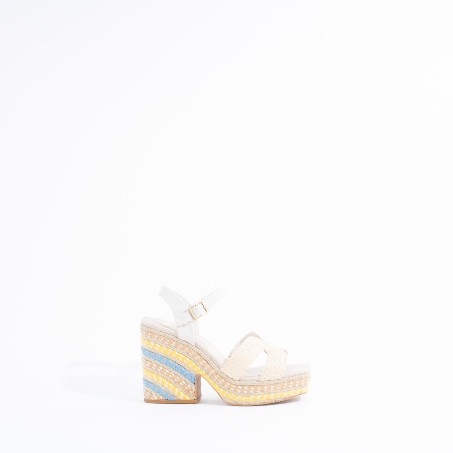 Sandals DOLCE VITA | Cale | Citrus Multi Raffia