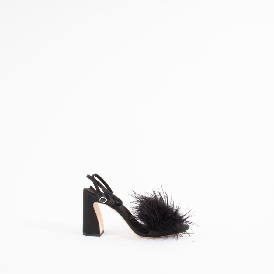 Heels LOEFFLER RANDALL | Minerva | Black Feather