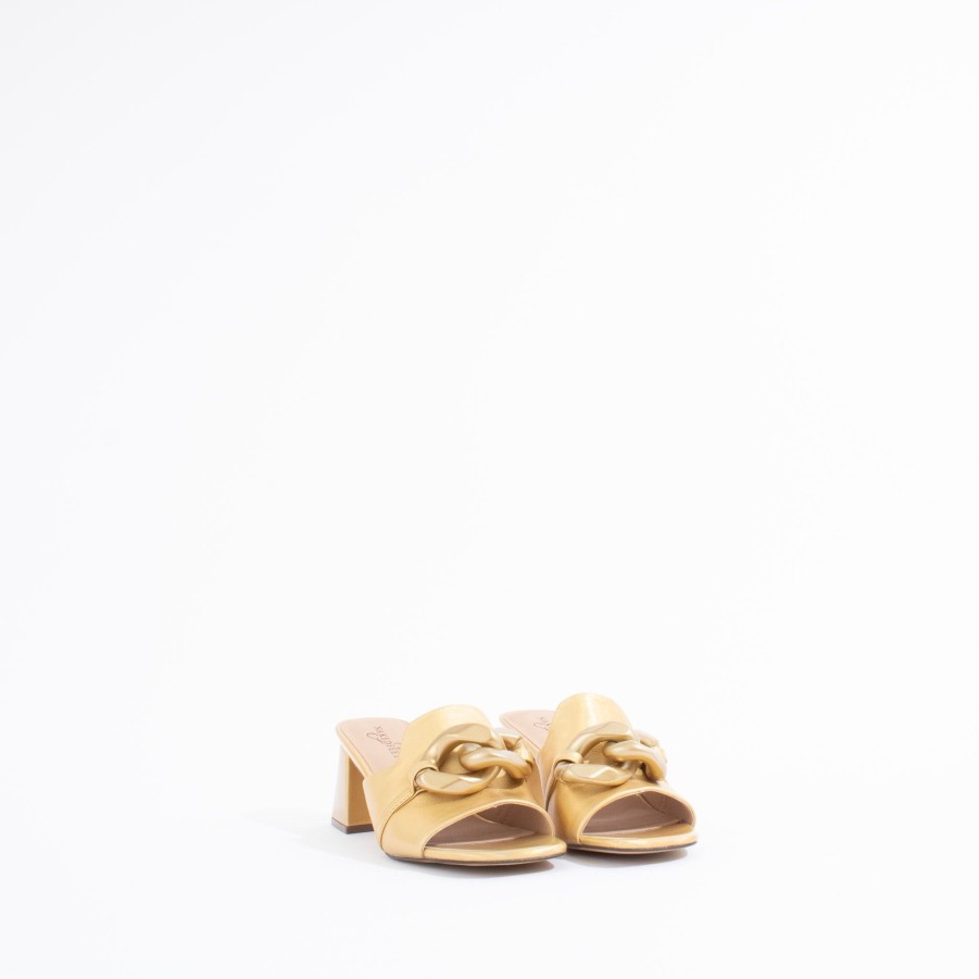 Mules & Slides NAKED FEET | Coterie | Gold