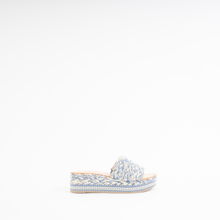 Mules & Slides DOLCE VITA | Pazli | Blue Multi Woven