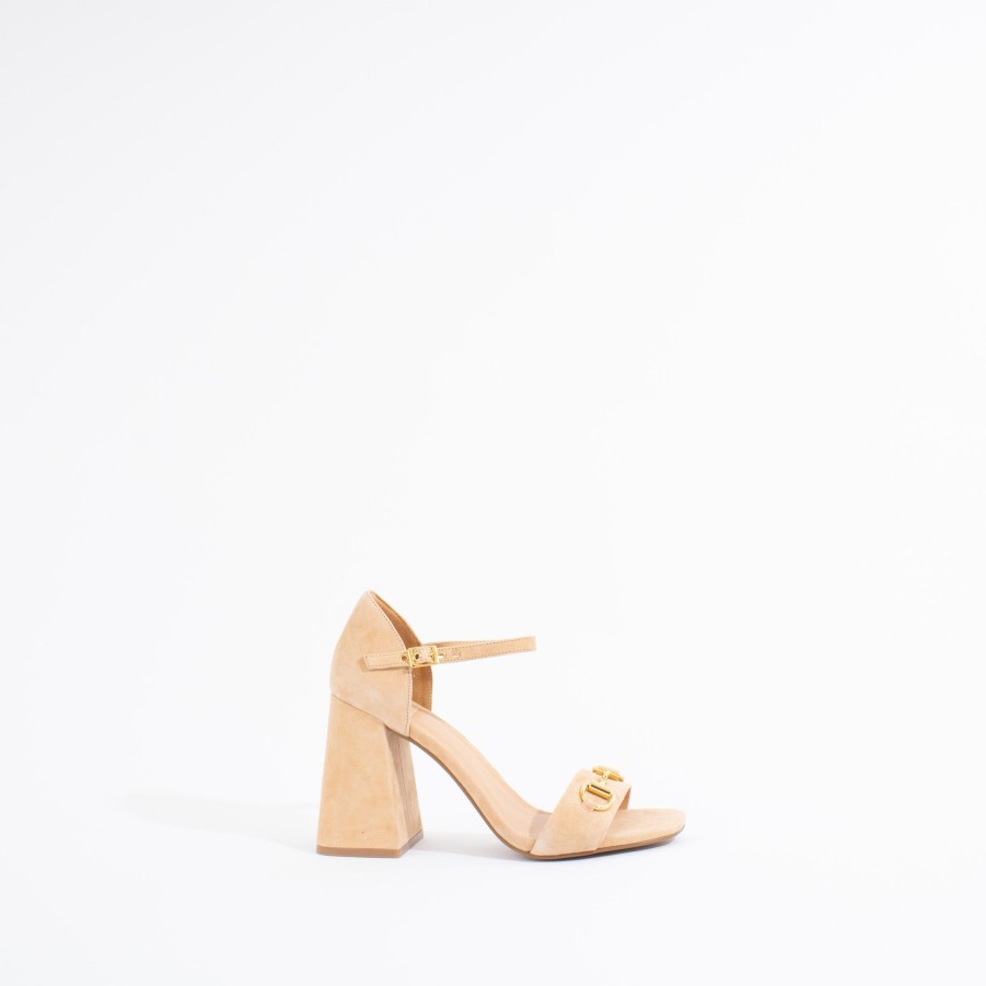 Heels JEFFREY CAMPBELL | Pop Star | Natural Suede/Gold