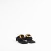 Sandals JEFFREY CAMPBELL | Kirstie | Black Suede/Gold