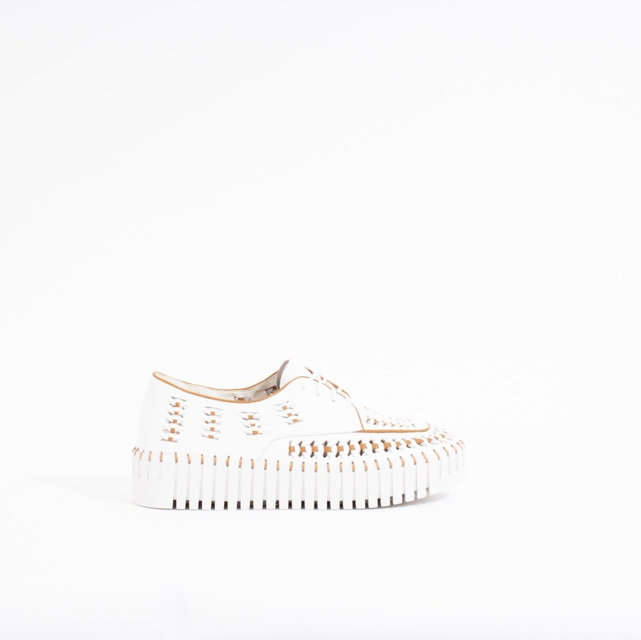 Loafers SILENT D | Brodies | White/Tan