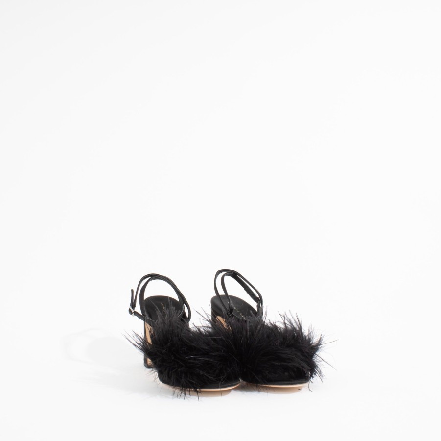 Sandals LOEFFLER RANDALL | Minerva | Black Feather