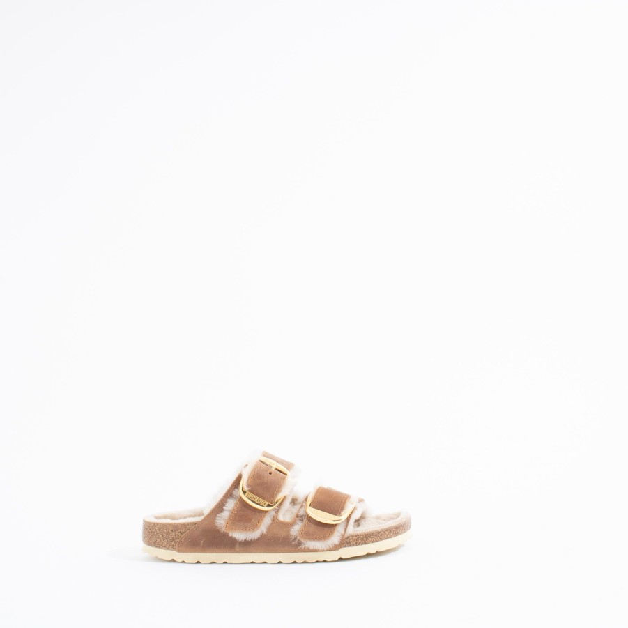 Flats BIRKENSTOCK | Arizona Big Buckle | Cognac Shearling