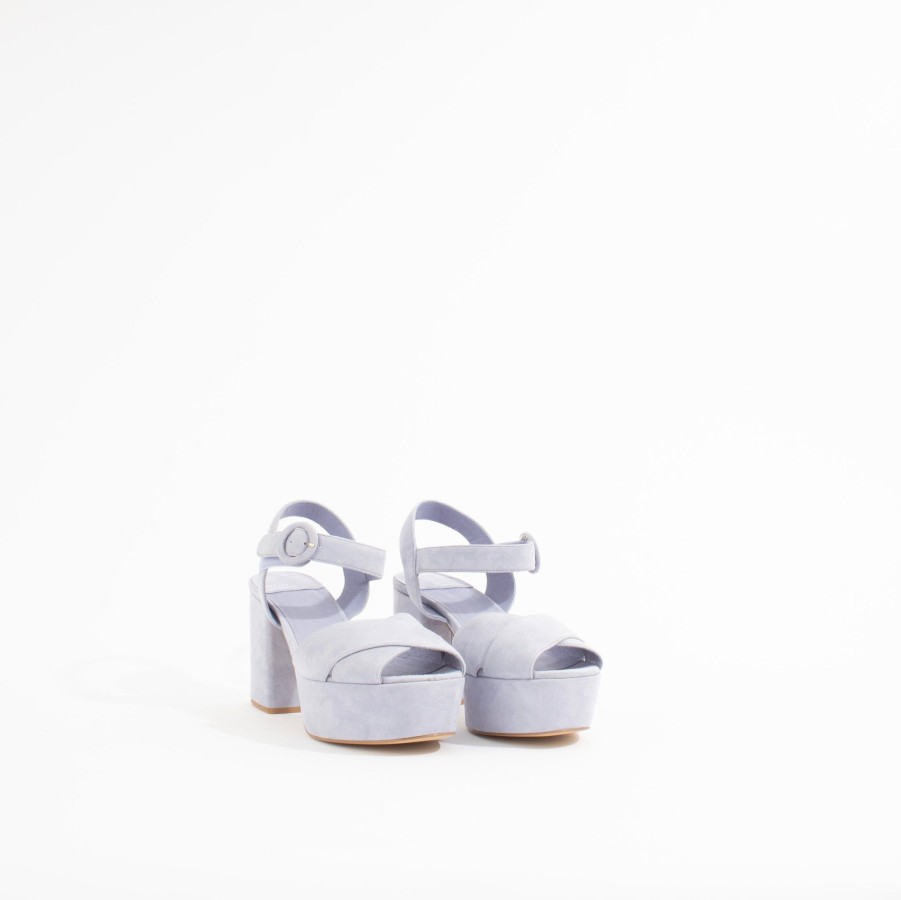 Sandals JEFFREY CAMPBELL | Determined | Dusty Blue Suede