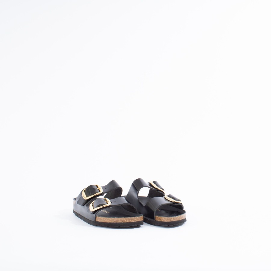 Mules & Slides BIRKENSTOCK | Arizona Big Buckle | High Shine Black