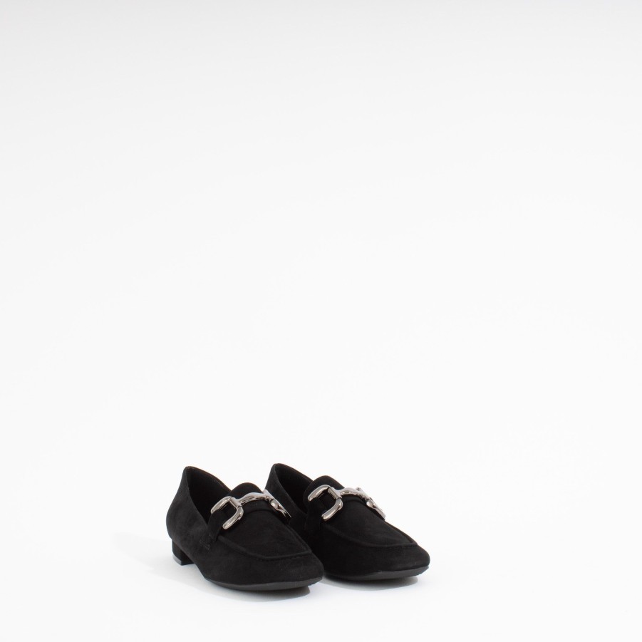 Loafers VANELI | Simply | Black Suede