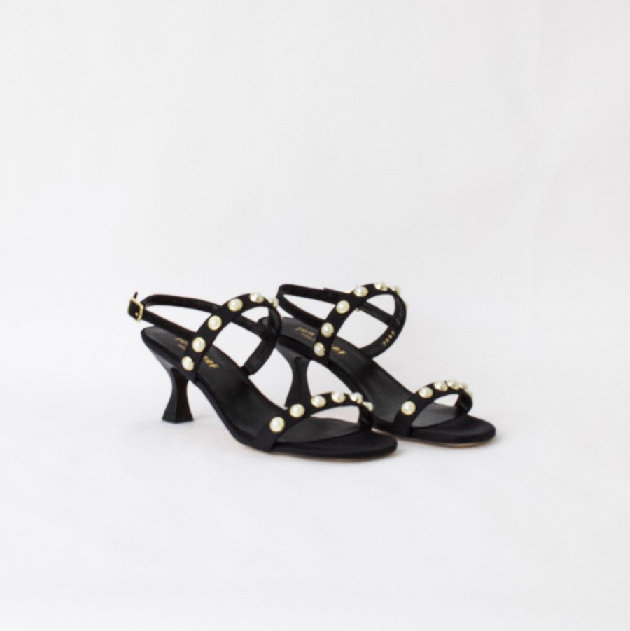 Heels JON JOSEF | Carson | Black Satin